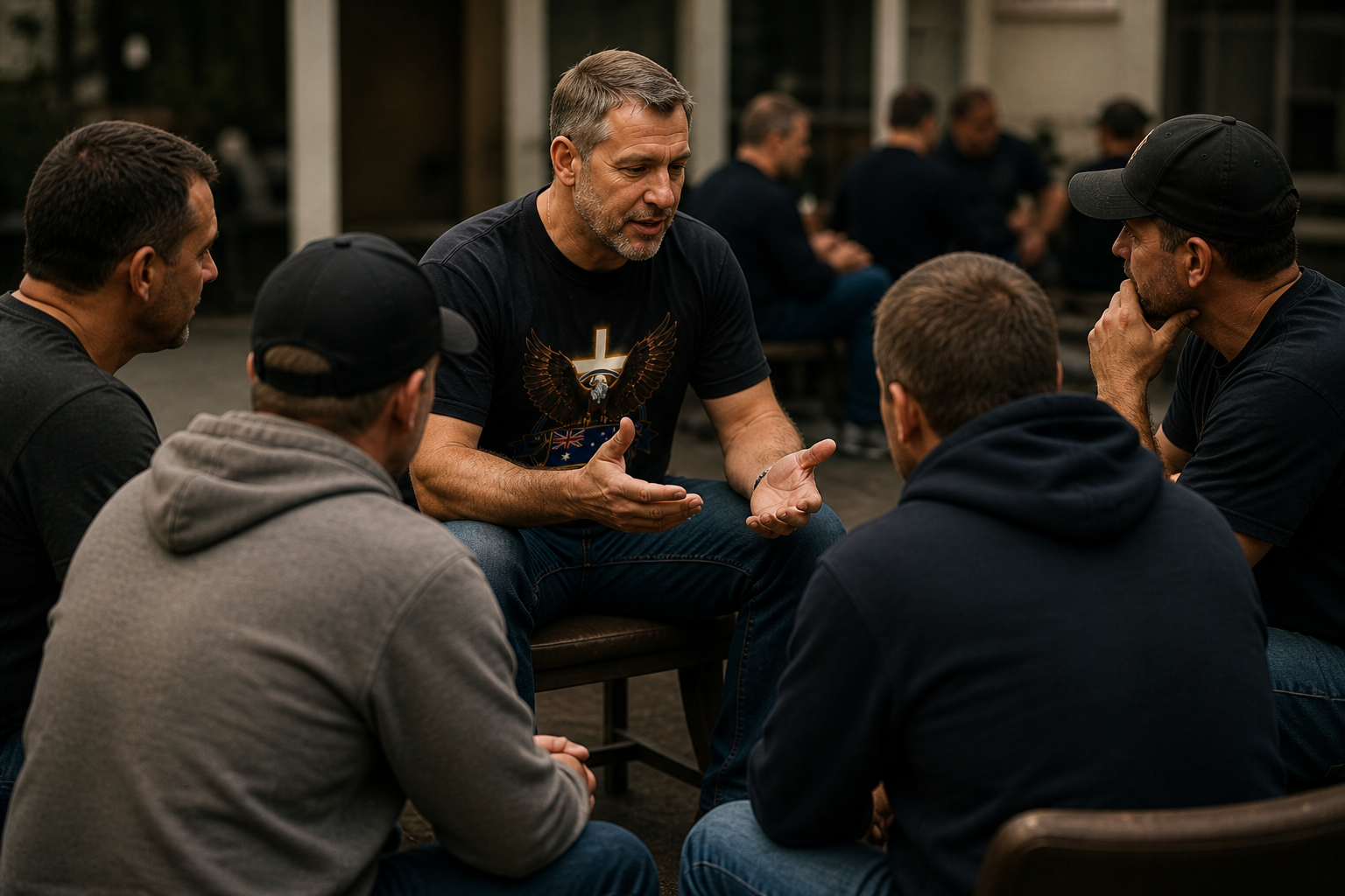 Recovery & Mentoring - Men in mentoring circle